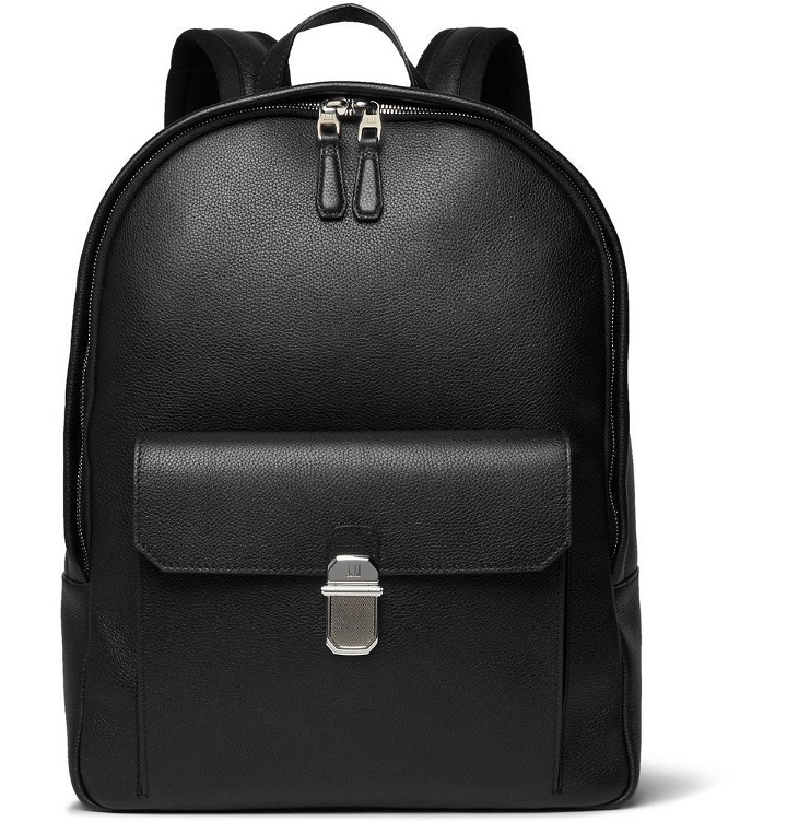 Photo: Dunhill - Belgrave Full-Grain Leather Backpack - Black