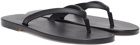 Brioni Black Infradito Flip Flops