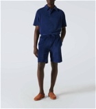 Loro Piana Cotton and silk chenille Bermuda shorts