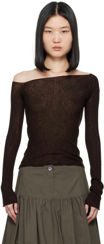 Photo: Paloma Wool Brown Yucca Sweater