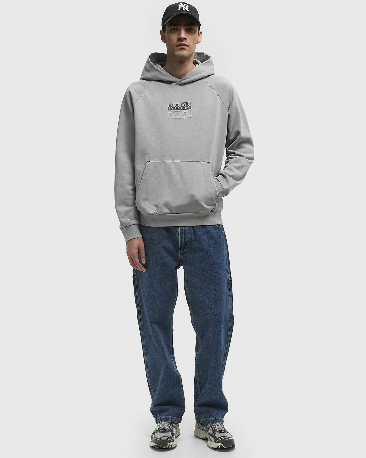 Napapijri B-CORTONA H SUM SWEAT Grey Mens Sweatshirt