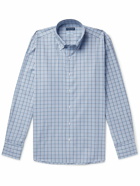 Peter Millar - Jive Checked Cotton-Twill Shirt - Blue