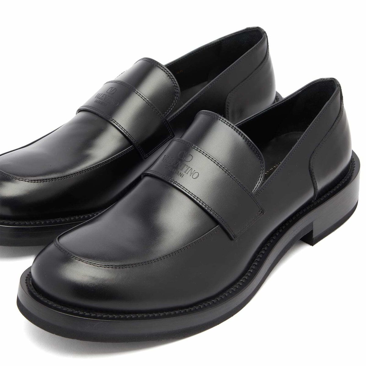 Valentino Men's Rockstud Essential Loafer in Black