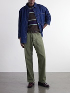 OrSlow - Straight-Leg Cotton-Canvas Trousers - Green