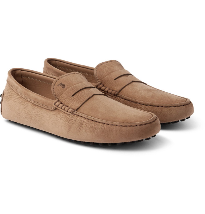 Photo: TOD'S - Gommino Nubuck Driving Shoes - Brown