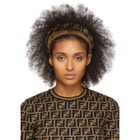 Fendi Beige and Brown Forever Fendi Headband
