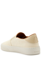 Moncler Monclub Suede Loafers Cream