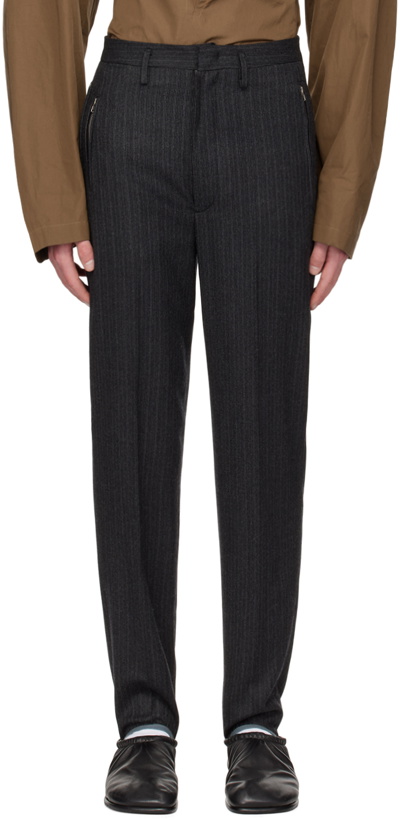 Photo: Hed Mayner Gray Stirrup Trousers