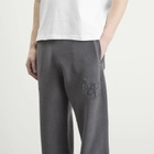 ANNIE HOOD Men's Inside Out College Straight Joggers in Washed Black