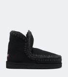 Mou 18 shearling-lined suede ankle boots