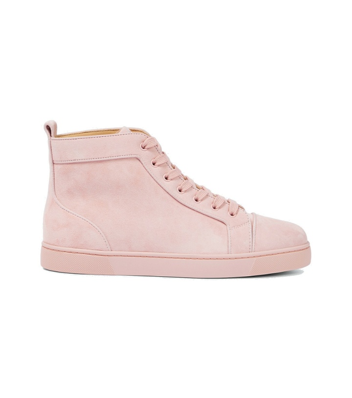 Photo: Christian Louboutin - Louis suede high-top sneakers