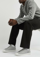 Valentino City Planet Leather Sneakers Grey