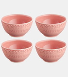 Bordallo Pinheiro Fantasia set of 4 ceramic bowls