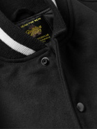 Golden Bear - The Portola Wool Varsity Jacket - Black