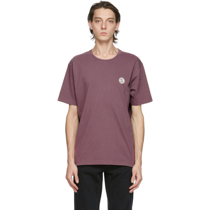 Photo: Nudie Jeans Purple NJCO Circle T-Shirt