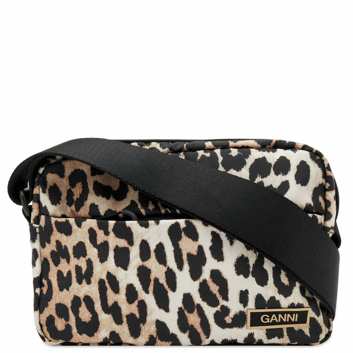 GANNI Women's Recycled Tech Festival Bag in Leopard GANNI