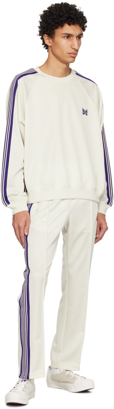 NEEDLES White Narrow Sweatpants