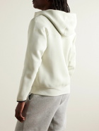 Nike - Logo-Print Cotton-Blend Tech Fleece Zip-Up Hoodie - Neutrals