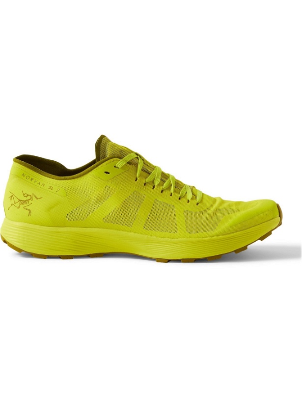 Photo: ARC'TERYX - Norvan SL 2 TPU Mesh Trail Running Sneakers - Yellow
