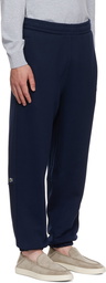 Lacoste Navy Embroidered Patch Lounge Pants