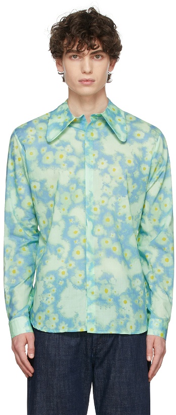 Photo: Molly Goddard Blue Floral Matthew Shirt