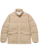 Brunello Cucinelli - Quilted Shell Down Jacket - Brown