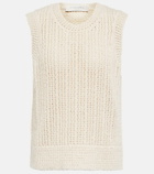 Golden Goose - Crochet cotton-blend vest