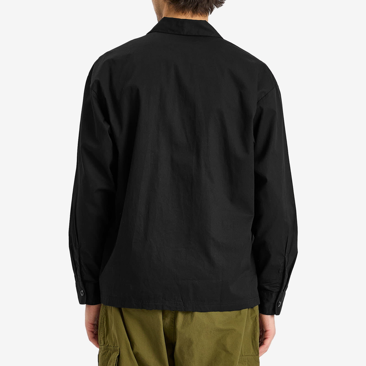 Neighborhood Men's Classic Long Sleeve Work Shirt 2 in Black