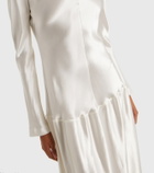 Fforme Mila satin maxi dress