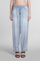 Alexander Wang Printed Jersey Wide-leg Pant