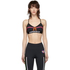 Versace Underwear Black 80s Sports Bra