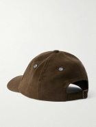 Drake's - Appliquéd Cotton-Moleskin Baseball Cap