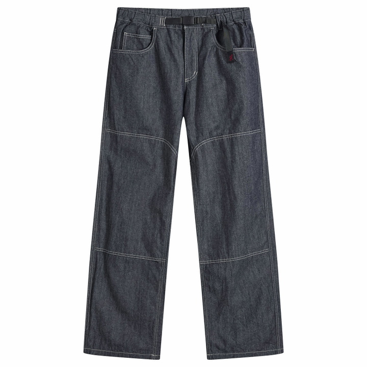 Photo: Gramicci Women's Japanese Chambray Double Knee Pant in Navy