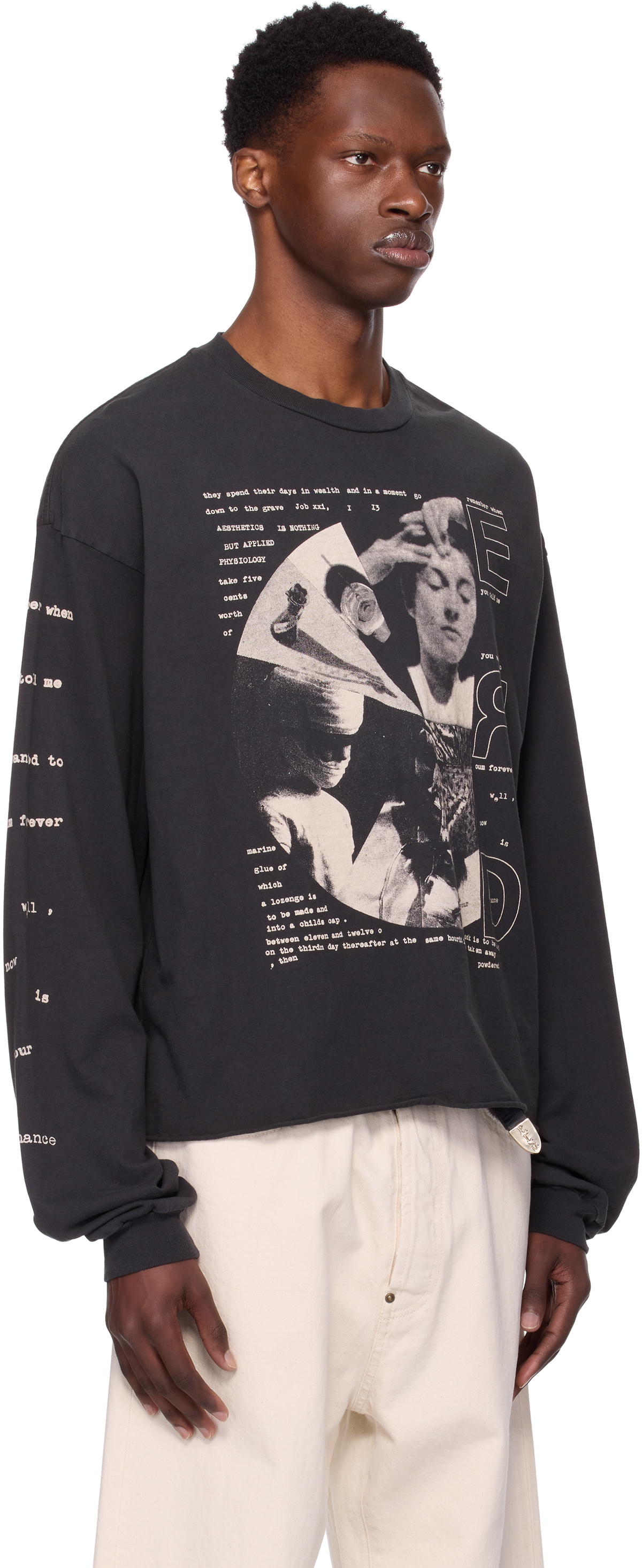 Enfants Riches Déprimés Black 'Remember When' LS T-shirt Enfants