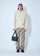 Burberry Logo Patch Hooded Sweatshirt