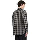 ssstein Black Cotton Oversized LS Shirt