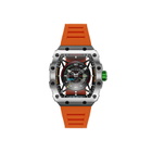 Nubeo Huygens Black Dial Mens Watch NB-6080-01