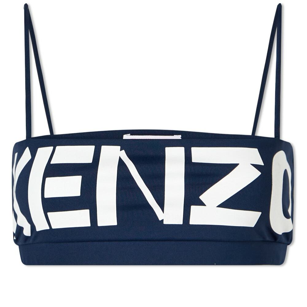 Kenzo Women's Tube Top With Logo in Midnight Blue Kenzo Kenzo Women's Tube Top With Logo in Midnight Blue Kenzo