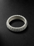 Jacquie Aiche - Textured Sterling Silver Ring - Silver