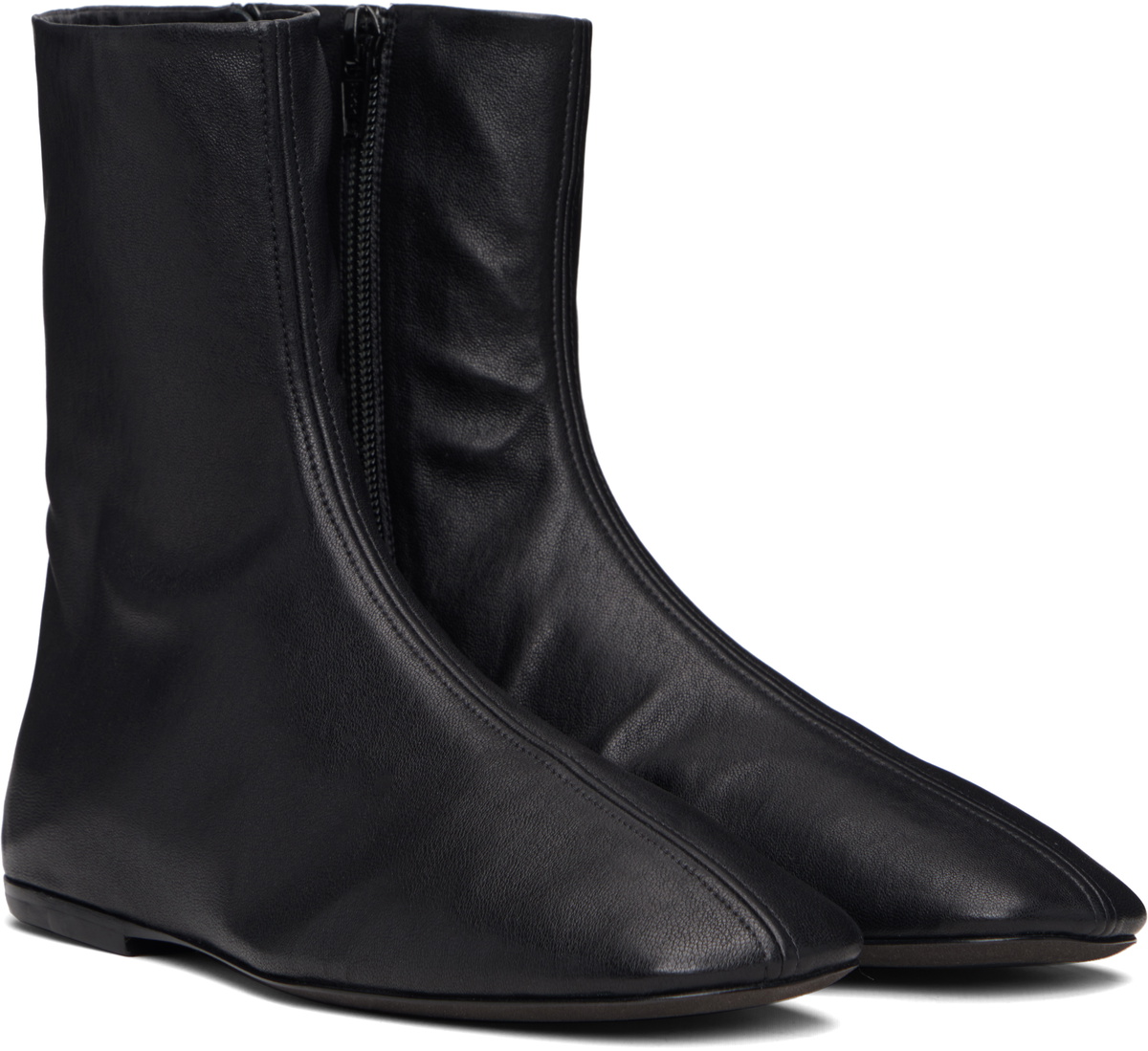 Dries Van Noten Black Ankle Boots