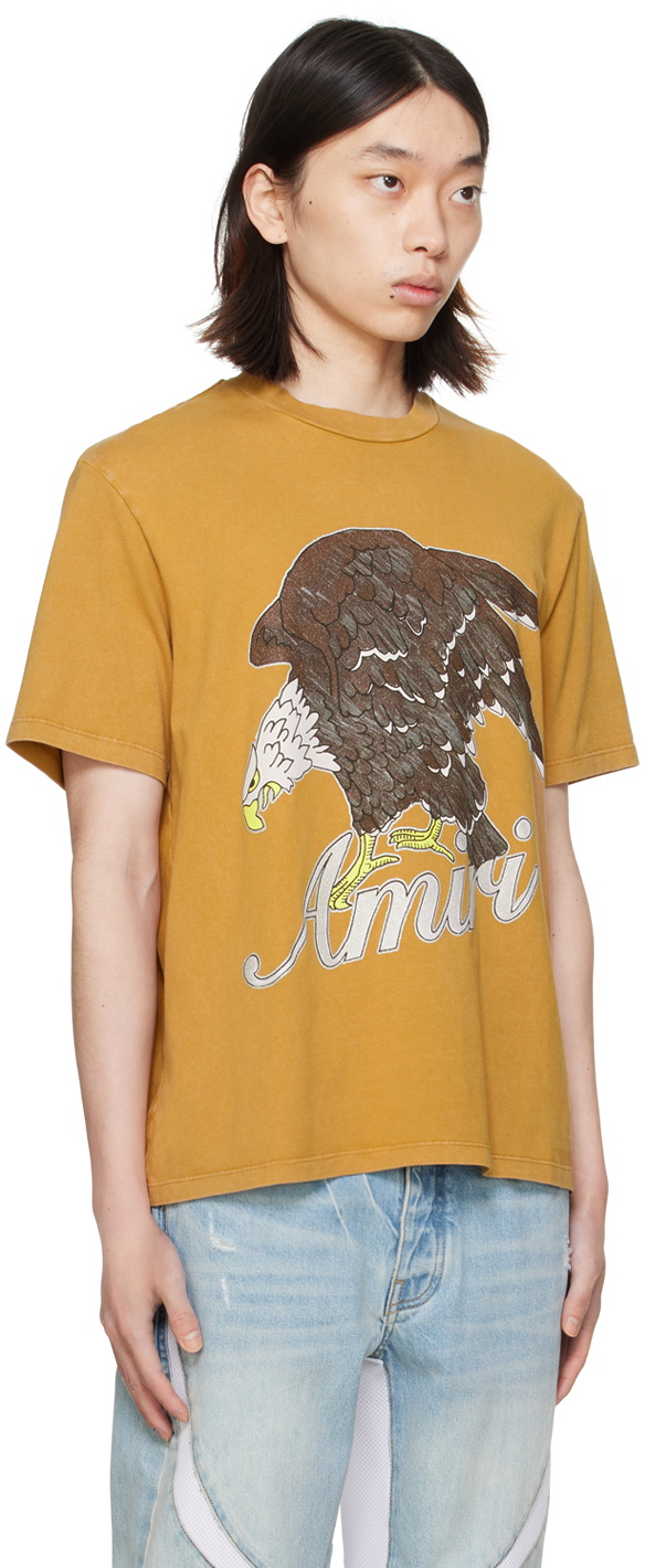 AMIRI Tan Eagle T-Shirt Amiri