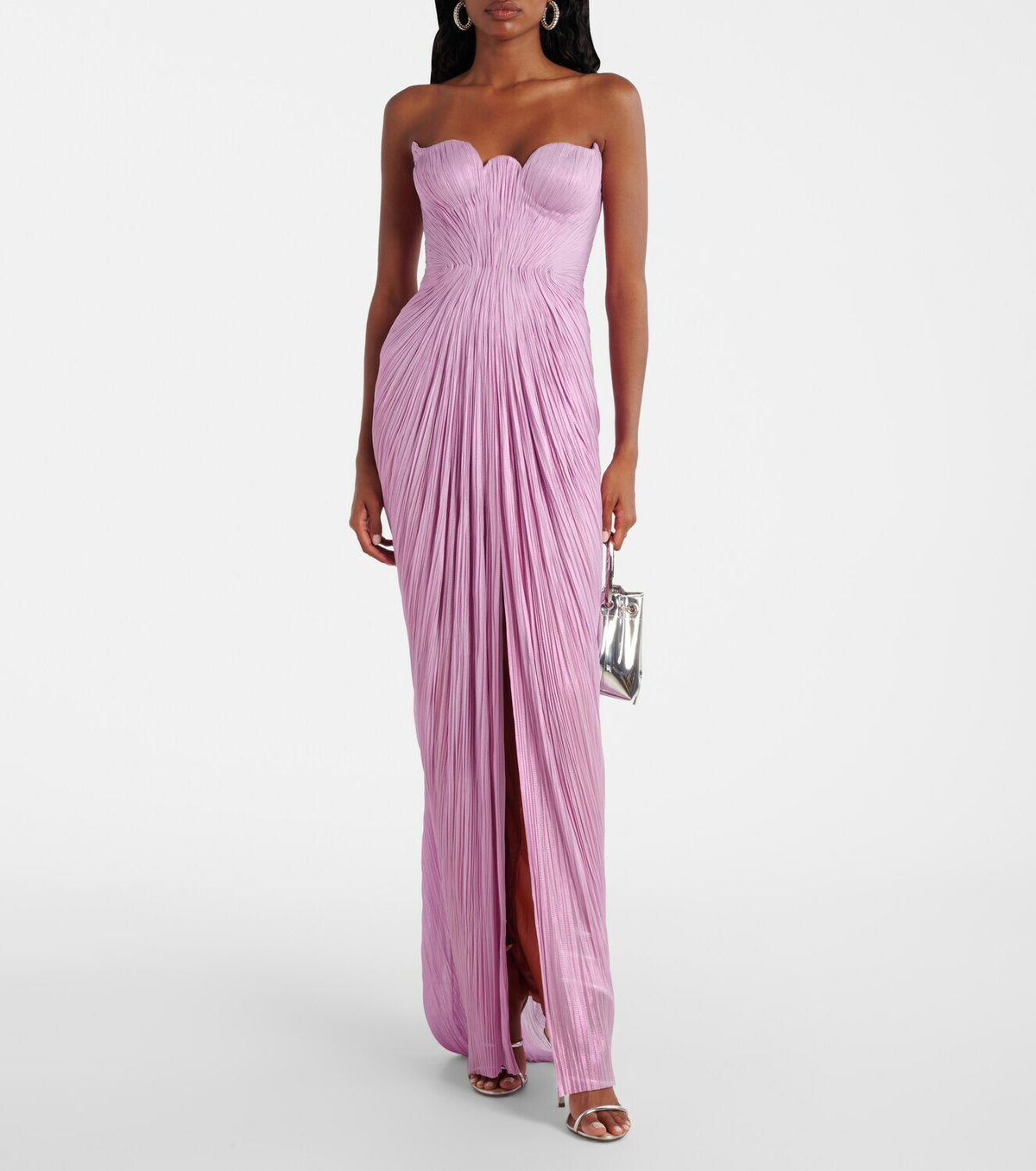 Maria Lucia Hohan Jasleen silk tulle corset gown