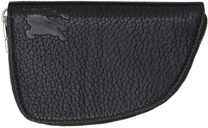 Photo: Burberry Black Small Shield Zip Wallet