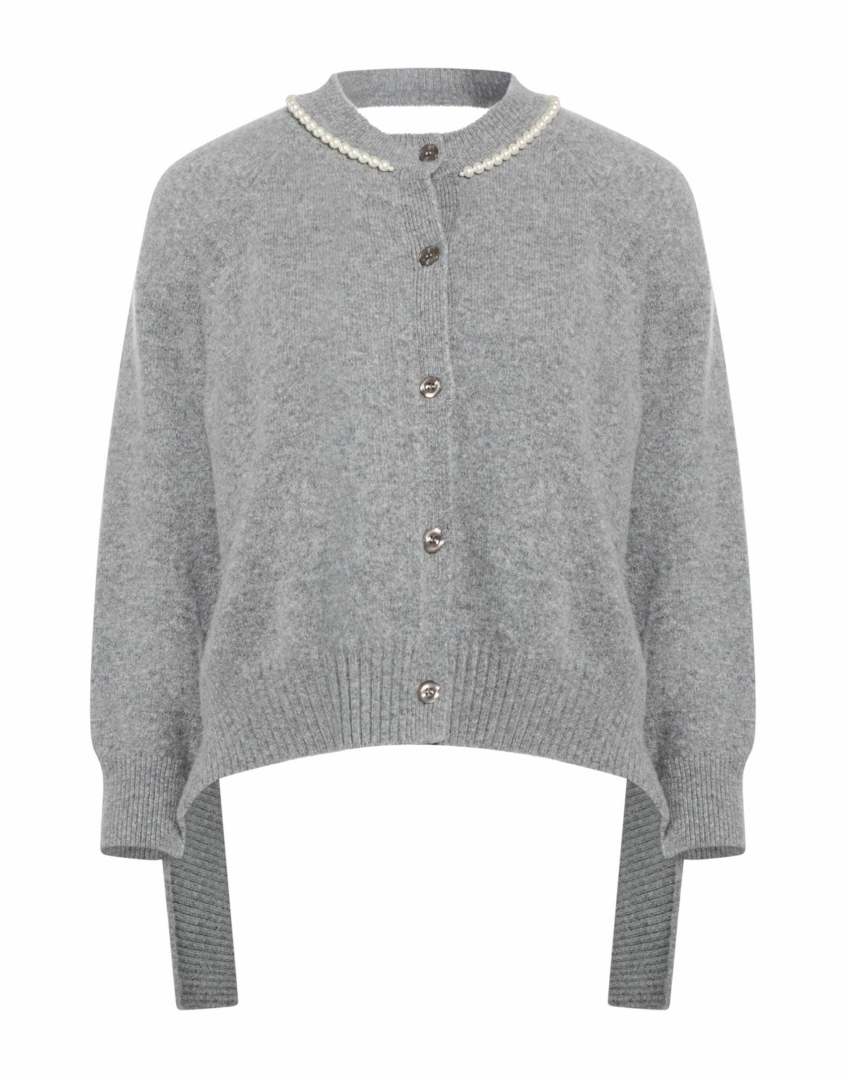 Simone Rocha Womens Cardigan in Grey