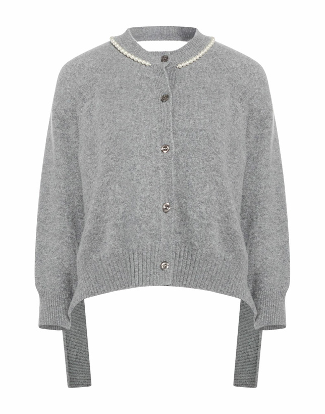 Photo: Simone Rocha Womens Cardigan in Grey