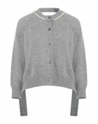 Simone Rocha Womens Cardigan in Grey
