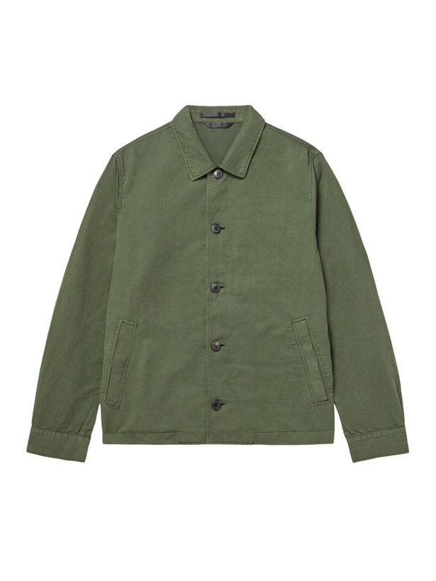 Photo: Sunspel - Cotton and Linen-Blend Jacket - Green