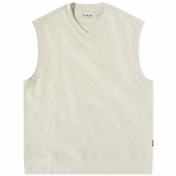 Photo: Taikan Men's Fleece Vest in Cream