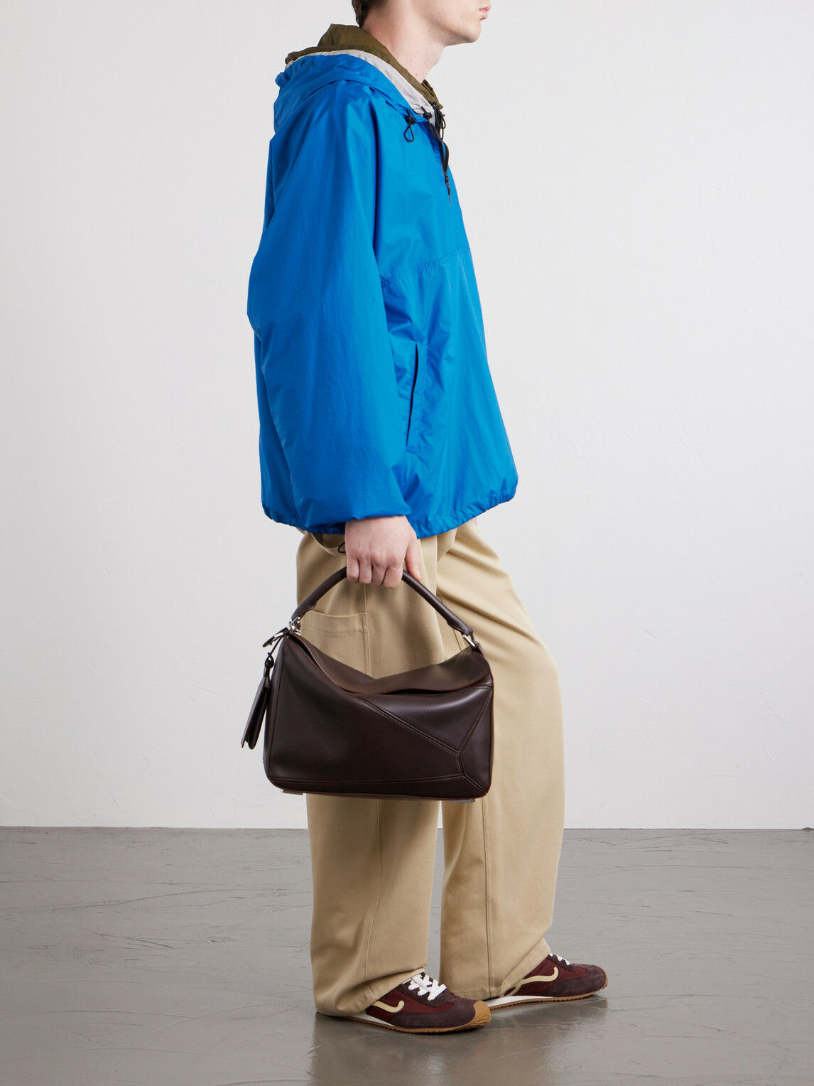 LOEWE - Puzzle Featherlight Large Leather Messenger Bag
