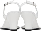 Gimaguas White Wedge Heeled Sandals